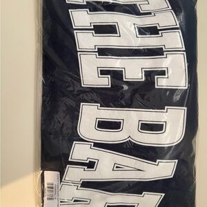 THE BAR Navy and White NWT varsity sweatshirt